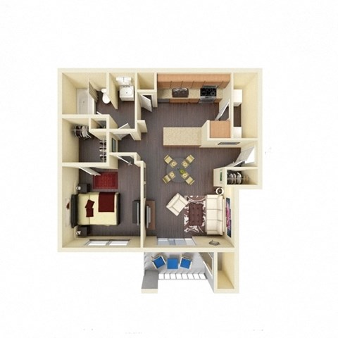 A1 Floor Plan A1 Floor Plan at River Stone Ranch, Austin, Texas